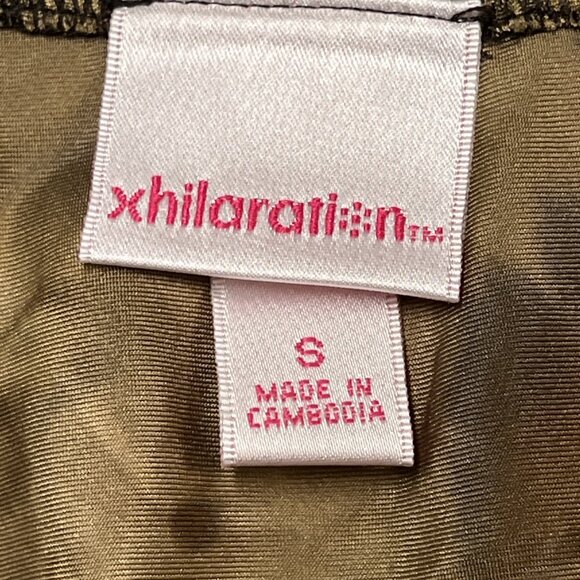 Y2K Xhiliration Top S Brown Satin Babydoll Beaded Fairy‎ Whimsy Hippie Ethereal - Picture 8 of 11